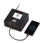 2024 Lebensdauer LiPo Pb NiMh Batterie ISDT K2 AC 200W DC 2x500W 20A Zwei kanal Landwirtschaft Drohne Balance Ladegerät